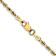 14k Yellow Gold 2.25mm Solid Diamond-Cut Quadruple Rope 28 Inch Chain