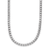 Rhodium Over Sterling Silver Polished 4mm Box 24 Inch Chain