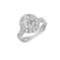 White Cubic Zirconia Platinum Over Sterling Silver Ring 2.68ctw