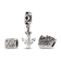 Sterling Silver Reflections Travel Bug Boxed Bead Set