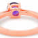 Amethyst 18K Rose Gold Over Sterling Silver Ring, 0.77ctw