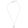 Initial G Charm Pendant Necklace In Silver-Tone