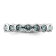 Sterling Silver Stackable Expressions Blue Crystal Ring
