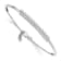 14K White Gold Lab Grown Diamond VS/SI GH, Bangle Bracelet