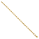 14K Yellow Gold Polished Fancy Link with 1-inch Extension Bracelet