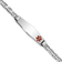 Rhodium Over 14k White Gold Medical Soft Diamond Shape Red Enamel
Mariner Link ID Bracelet