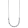 Rhodium Over Sterling Silver Polished Fancy Cubic Zirconia Necklace