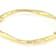 Polished Diamond-Cut Twist Bangle In 10K Gold