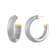 14K Yellow Gold Over Sterling Silver Small Illusion Acrylic Hoop
Earrings in Pixi