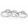 Moissanite Stackable Ring Set In Platinum-Enhanced Sterling Silver
2.88ctw Diamond Equivalent Weight