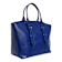 Alexander McQueen Large Leather Legend Tote Bag with Bonus Pouch in Blue