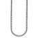 Sterling Silver Antiqued and Satin 5.0mm Box 24 Inch Chain