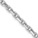 Rhodium Over 14k White Gold 4.2mm Hand-polished Fancy Link Bracelet