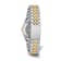 Mens Charles Hubert Two-tone Stainless Steel Silver-White Dial Watch