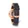 Ladies Charles Hubert  Rose IP-Plated Stainless Steel White Dial Watch