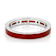 Garnet And Enamel Reversible Band Ring In Platinum Over Sterling Silver