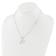 Rhodium Over Sterling Silver 3-5.5mm Freshwater Cultured Pearl LETTER P
18-inch Necklace