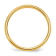 14K Yellow Gold Polished 2mm Band