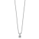Rhodium Over 14K Gold 1/2 ct. 5.0mm Round G H I True Light Moissanite
Solitaire Pendant with Chain