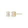 Oval Moissanite 14k Yellow Gold Over Silver Stud Earrings 0.52ctw DEW