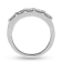 0.50ctw Princess Cut Diamond Band in 14k White Gold