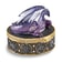 Bejeweled KAIDA Purple Dragon Necklace with Trinket Box