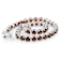 Red Garnet Tennis Bracelet In Sterling Silver 11.70ctw