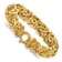 14K Yellow Gold 13.3mm Byzantine 8 Inch Bracelet