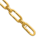 18K Yellow Gold Polished Oval Link 7.5 inch Bracelet