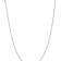 Rhodium Over 14k White Gold 0.9mm Solid Box 16 Inch Chain