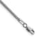 Rhodium Over 14k White Gold 1.3mm Franco Link Bracelet