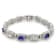 3.60 Ctw Tanzanite and 3.55 Ctw White Diamond Bracelet in 18K WG
