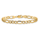 14k Yellow Gold 5.75mm Figaro Link Bracelet