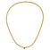 14K Yellow Gold Ruby Curb 18 inch Necklace