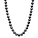 8.5-9.5mm Black Cultured Freshwater Pearl Rhodium Over Sterling Silver
18 Inch Necklace
