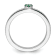 14K White Gold Stackable Expressions Lab Created Emerald and Diamond
Ring 0.075ctw