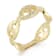 Sterling Statements 14K Yellow Gold Over Sterling Silver Pave Mariner
Link Ring