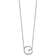 Rhodium Over 14k White Gold Sideways Diamond Initial G Pendant Cable
Link 18 Inch Necklace