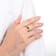 Amethyst 18K Yellow Gold Over Sterling Silver 4-Leaf Clover Cluster Ring