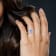 14K White Gold Octagon Tanzanite and Diamond Ring, 1.51ctw