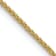 18K Yellow Gold 1mm Solid Diamond-Cut Spiga 16 Inch Chain
