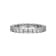 White Cubic Zirconia Rhodium Over Sterling Silver 3 Set Stackable Rings 6.11ctw