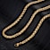 Invicta Men's Yellow Spiga Wheat Chain Necklace 6mm In Stainless Steel
24 Inch