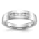 Rhodium Over 14K White Gold Lab Grown Diamond SI1/SI2, G H I, 5-Stone
Men's Channel Band