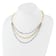 14K Two-tone Polished Fancy Link Necklace