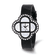 Charles Hubert Ladies Black IP Plated Stainless 36x36mm Watch