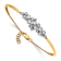 14K Two-Tone Lab Grown Diamond VS/SI GH, Bangle Bracelet 0.997ctw
