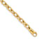 10k Yellow Gold 5mm Hand-polished Fancy Link Bracelet