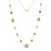 Multi-Gem 14k Yellow Gold 18" Necklace 13.47ctw