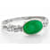 Jadeite Dragon Bangle Bracelet In Sterling Silver 30x20mm